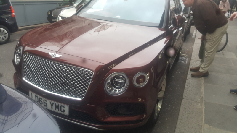 Illustration for article titled Bentayga with parking ticket and others